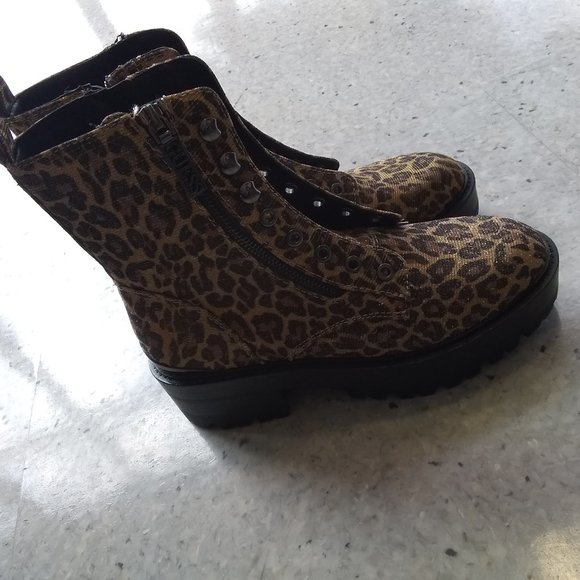 GUESS COMBAT BOOTS - Picture 1 of 7